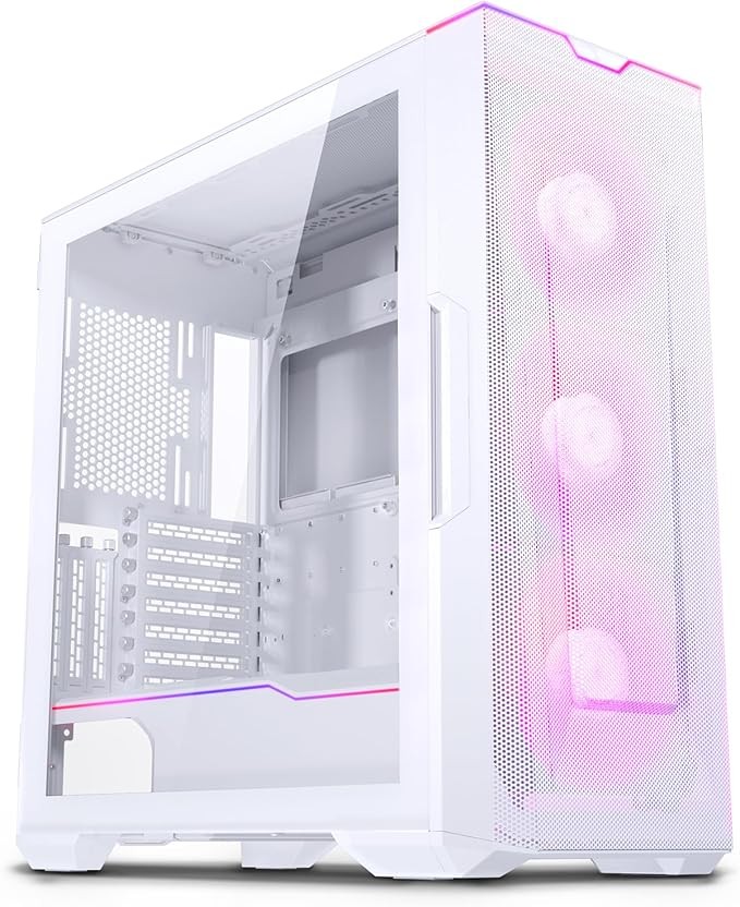 Phanteks Eclipse G500A D-RGB Midi-Tower ATX, weiß, 3x 140mm Lüfter, Glas