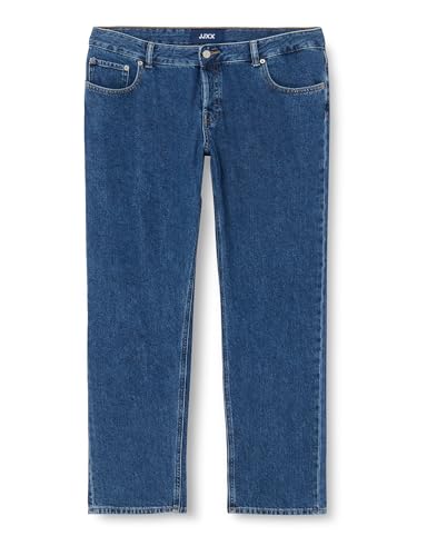 jack&jones damen jeans jxseoul straight lw medium blue denim 25w 30l