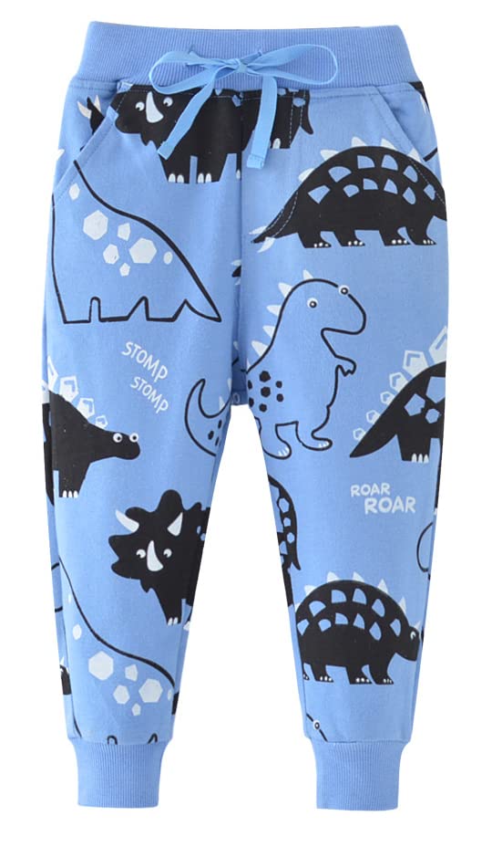 Little Hand Sweatpants Jungen, Sporthosen für Kinder, Blau, 2-3 Jahre