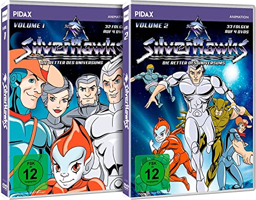 silverhawks die retter des universums komplette serie 65 teile 8 dvds