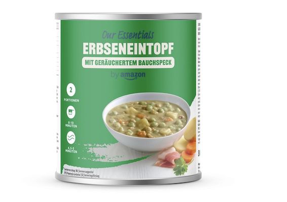 erbseneintopf 800g mit geräuchertem bauchspeck by amazon ab 1,58