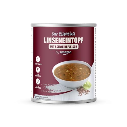 lauch-linssen mit schwein by amazon, 800g