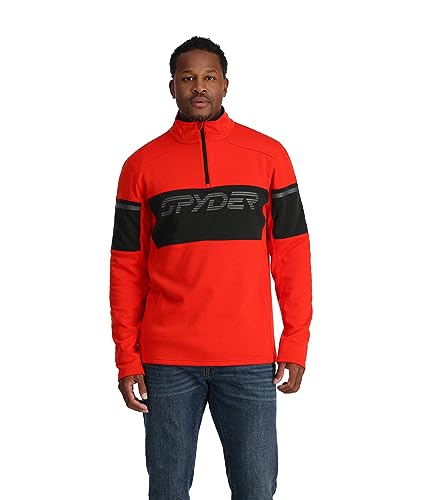 Produktbild: spyder speed fleece herren 1/2 zip baselayer vulkan small
