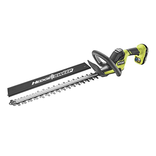 ryobi akku heckenschere 50cm schnittlänge 24mm abstand inkl. 2ah akku-ladegerät