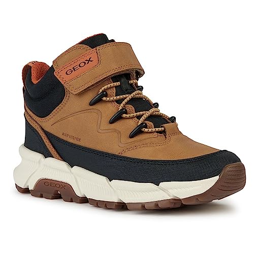 geox j flexyper plus knöchelstiefel jungen, dk gelb/schwarz, 31 eu