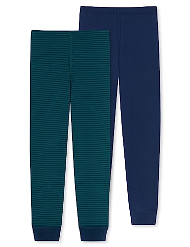 schiesser jungen lange unterhose 2 pack gr. 92 bio baumwolle sportwäsche