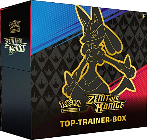 pokmon-sammelkartenspiel top-trainer-box zenit der könige mit 10 boosterpacks, zubehör