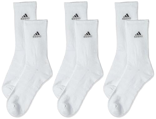 adidas crew socks unisex kinder 3 paare weiß schwarz größe 37