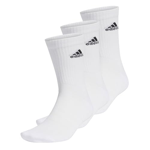 adidas socks cushioned crew 3 paar schwarz weiß grau verschiedene größen