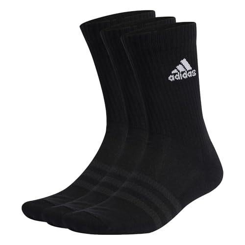 adidas socks cushioned crew 3er pack schwarz weiss größe S (37-39)