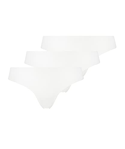 hunkemöller invisible string 3-pack bright white größe s