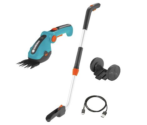 gardena akku-grasschere comfortcut li set 9889-20