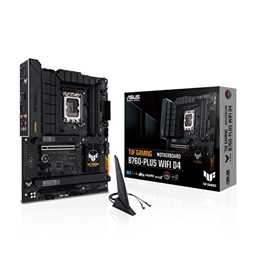 asus tuf gaming b760-plus mainboard lga 1700, ddr4, atx, wifi 6, pcie 5.0
