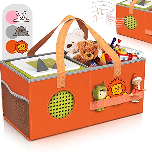 Produktbild: tonie tasche orange für toniebox - aufbewahrung für bis zu 20 figuren, heldenzimmer