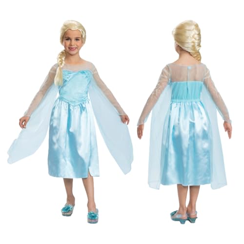 Produktbild: Eiskönigin Elsa Kostüm Mädchen Kleid Größe M Karneval ab 4,38 