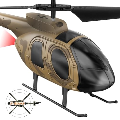 vatos 2.4g ferngesteuerter hubschrauber mit gyroskop, camouflage militär rc helikopter