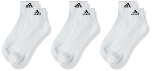 adidas Socken für Damen und Herren, gepolstert, 3 Paar, Gr. 37-45, Prime
