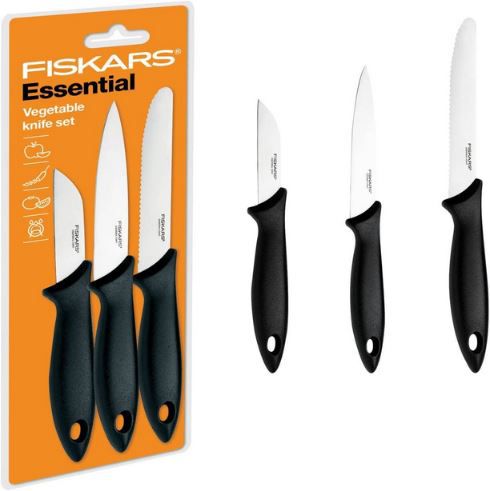 fiskars gemüsemesser-set 3-tlg. für 7,99 euro (statt 17 euro)