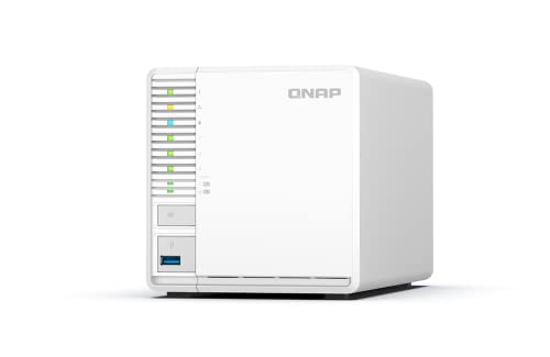 qnap ts-364-8g nas 3-bay, 2x m.2 slot, 2.5gbe tower speicherlösung