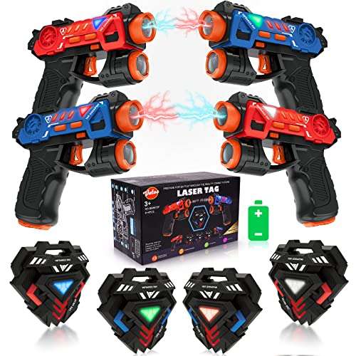 vatos laser tag guns set 4 pack infrarot spielzeug für kinder ab 4 jahren indoor outdoor