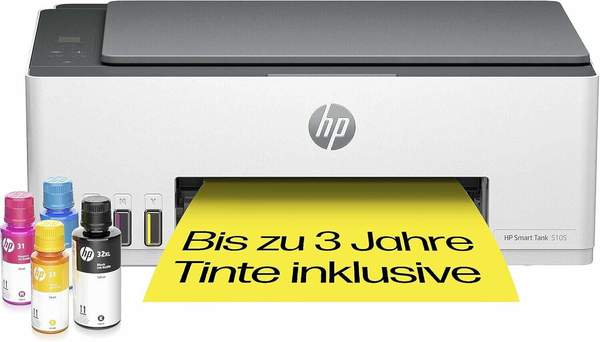 hp smart tank 5105 multifunktionsdrucker 3-in-1 wlan mobil drucken 119,77