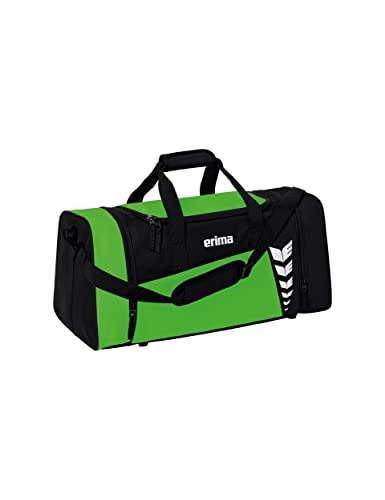 erima sporttasche six wings unisex grün schwarz geräumig m 7232307