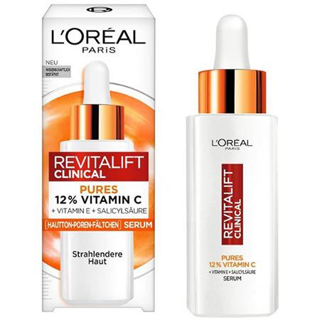 loral paris revitalift clinical pures 12% vitamin c serum 2 x 22,40 statt 28