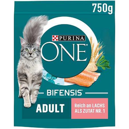 purina one bifensis katzenfutter mit lachs 6er pack 4,5 kg ab 18,90 