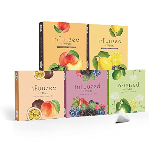 720dgree InFuuzed iced tea, 100 Beutel, 5 Sorten, ohne Zucker, kalorienfrei