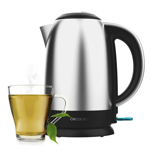 Produktbild: cecotec elektrischer wasserkocher 1,7 l 2200 w edelstahl 360 drehbar cool-touch griff