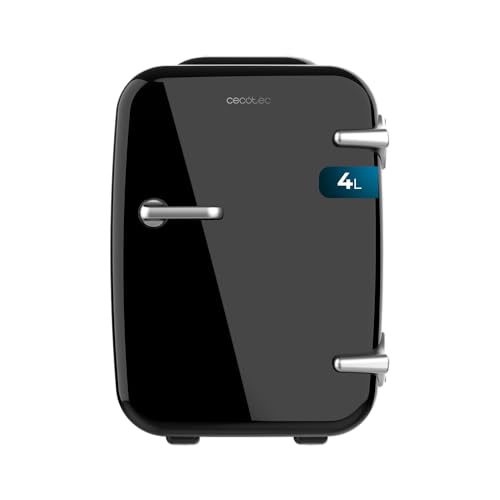 Produktbild: mini-kühlschrank cecotec bolero 4l schwarz 12v-220v kühl-heizfunktion transportabel