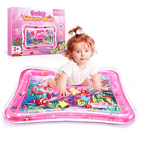 dusor wassermatte baby, aufblasbare spielmatte 3-9 monate, BPA-frei, baucherlebnis