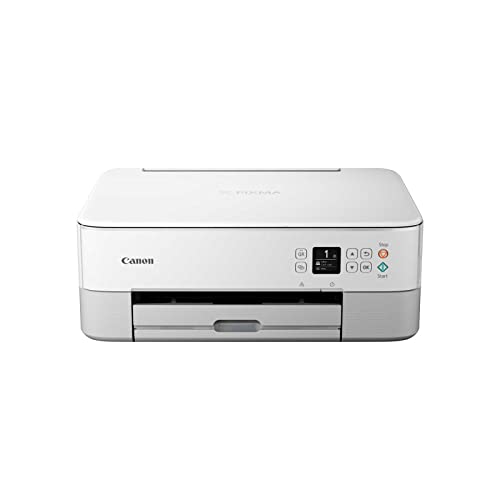 Canon PIXMA TS5351i 3in1 Multifunktionsdrucker, WLAN, Duplex, kabelloses Drucken/Scannen, Randlosfotos, 2. Einzug, weiß