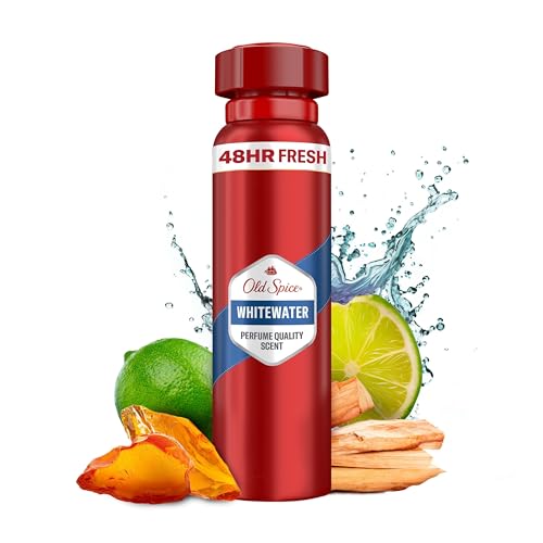 old spice whitewater deodorant Körperspray männer 150 ml 48 h frische 0 % aluminiumsalze