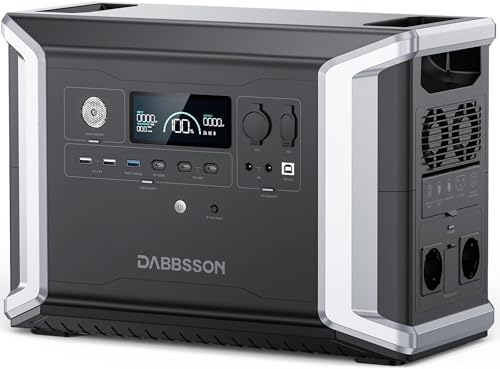 dabbsson 2330wh tragbare powerbank für camping und abenteuer, dbs2300