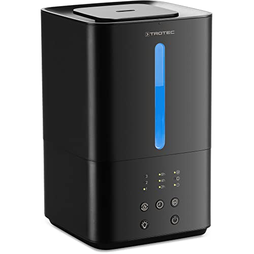 Luftbefeuchter Trotec B 4 E ultraschall mit aroma-diffusor für Räume bis 24 m, schwarz