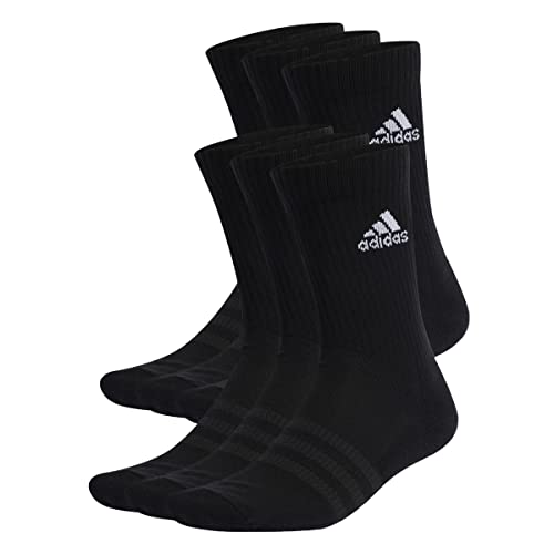 adidas sportswear socken 6 paar gepolstert crew oder dünn leicht 6 paar knöchelsocken
