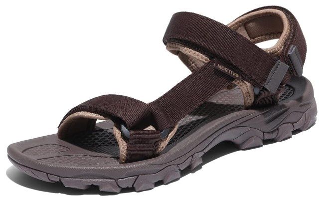 NORTIV 8 Herren Sommersandalen Schwarz Braun  Größe, Preis und Optionen