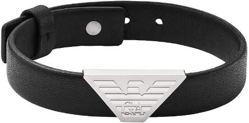 emporio armani herrenarmband logoplakette für 53,70 statt 76