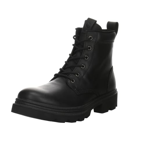 ecco winterschuhe herren schwarz grainer modisch langlebig rutschfest