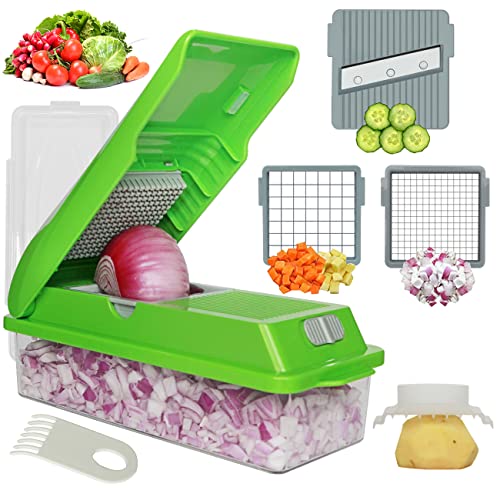 gladicer gemüseschneider 6 in 1 küche mandoline zwiebelschneider kartoffelschneider