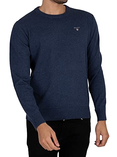 Gant Herren Pullover Classic Cotton C-Neck, 1er Pack