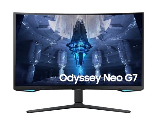 samsung odyssey neo g7 gaming monitor 165 hz, schwarz, 27 zoll