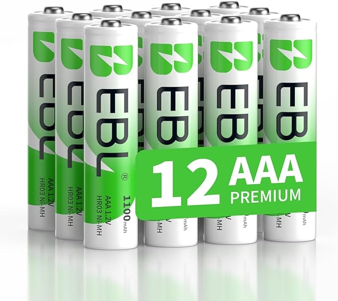 ebl 24x aaa akku ni-mh 1100mAh wiederaufladbar