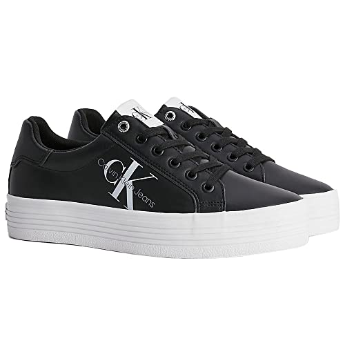 Produktbild: calvin klein damen vulcanized sneaker flatform plateau schwarz 39