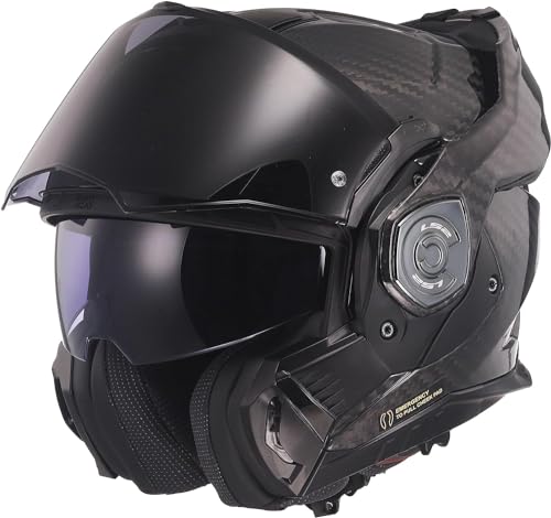 LS2 FF901 motorradhelm klapphelm integral jet schwarz gr. xl doppelzulassung