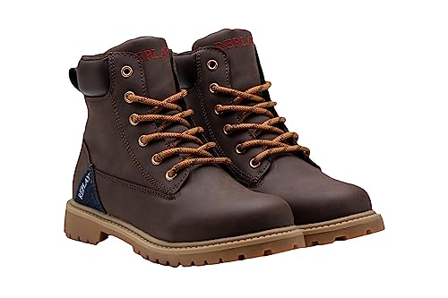 Replay Jungen Winterstiefel Oracle 1 Braun 32, Dk Brn 018