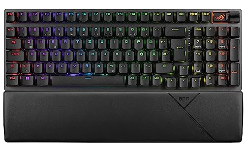 Produktbild: asus rog strix scope ii 96 wireless tastatur, rognx-snow, schwarz