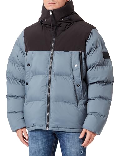 g-star raw herren pufferjacke expedition grau, taille S, artikelnummer D23645-D199-5781