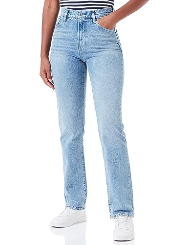 g-star viktoria high straight jeans damen blau vintage olympic blue 26w 32l